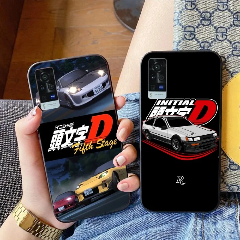 Initial D AE 86 GTR Phone Case For VIVO Y95 Y93 Y31 Y20 V19 V17 V15 Pro X60 NEX Soft Black Phone Cover