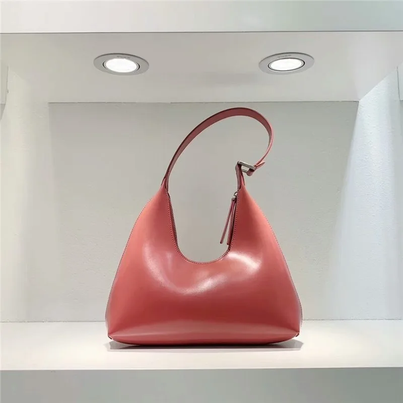 

Кожаная женская сумка, новинка 2020, яркая кожаная Ретро сумка из воловьей кожи, U-Bag, Наплечная Сумка через плечо