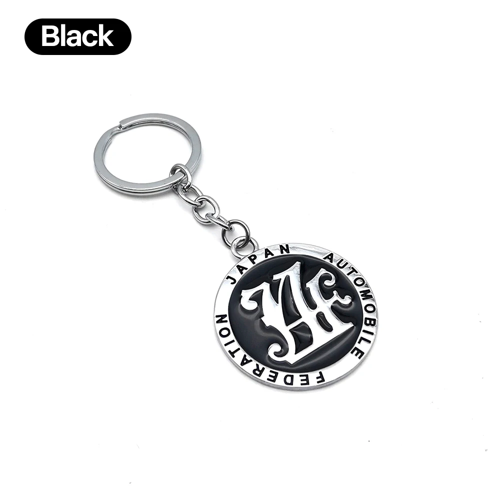 

Новинка брелок JDM Автомобильная передняя решетка значок логотип брелок из цинкового сплава Japan автомобильная федерация эмблема кольцо для ключей автомобильные аксессуары