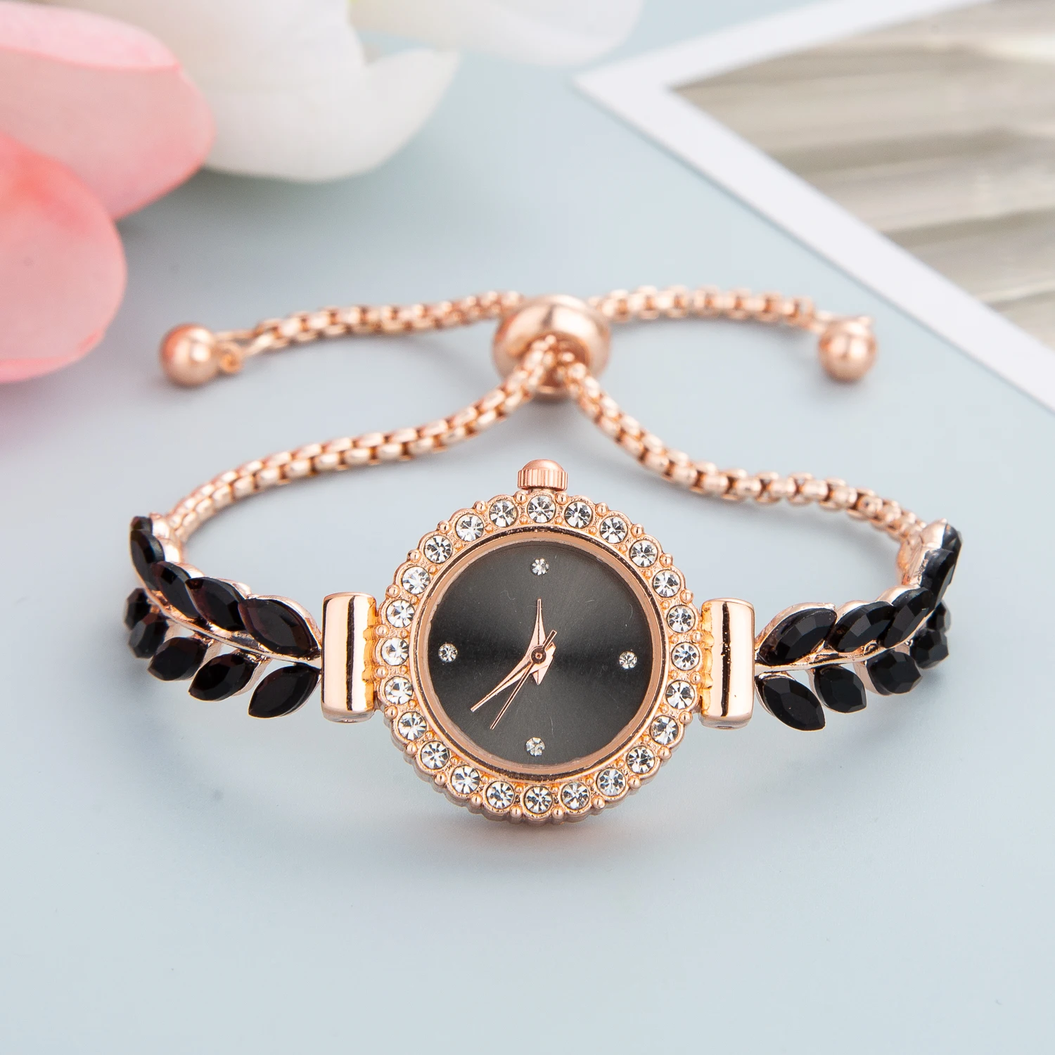 Best Selling Products 2023 New Simple Women's Feather Bracelet Watch Fashion Quartz Wristwatches watch for Women Free Shiping