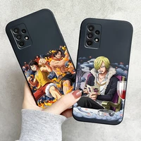 one piece anime phone case for samsung galaxy s8 s9 s10 plus s10e s10 lite s10 5g soft black funda back carcasa