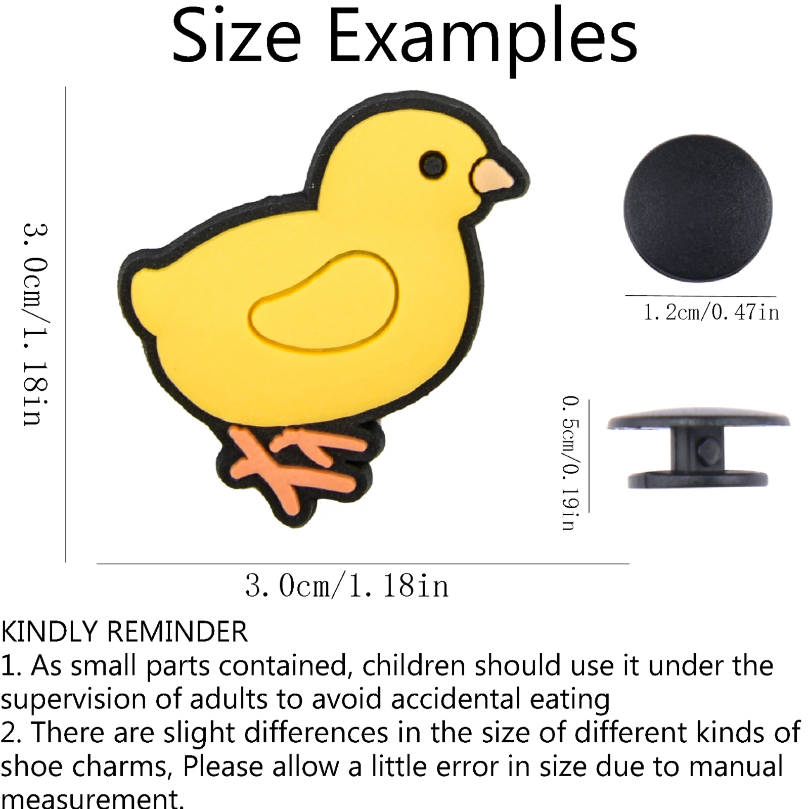 1-10 шт. украшения для обуви в виде животных