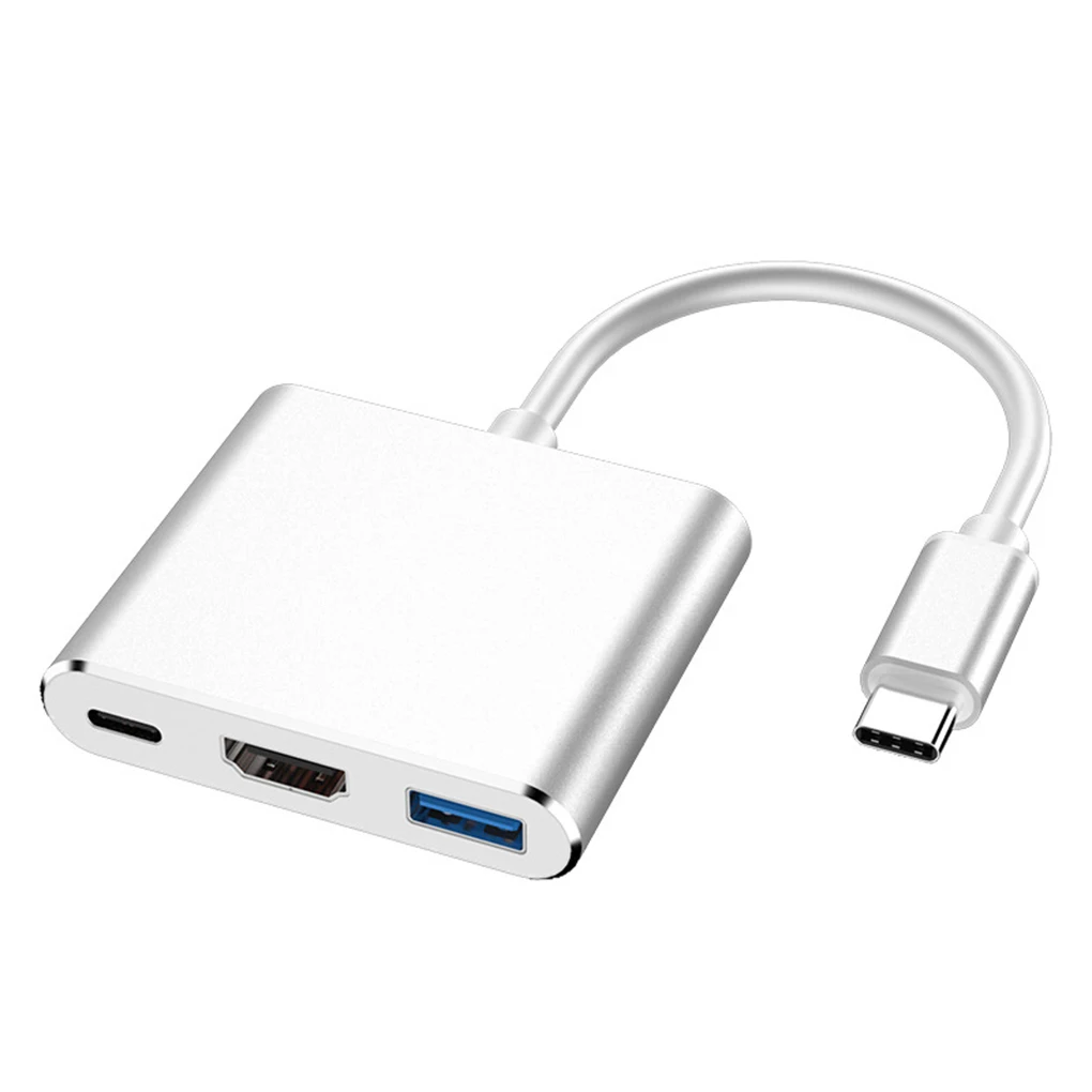 

Адаптер для ноутбука 3 в 1, USB 3,1 Type-C в HD USB 3,0