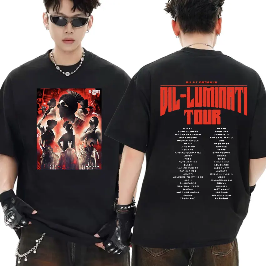 Футболка мужская оверсайз с графическим принтом в стиле хип-хоп