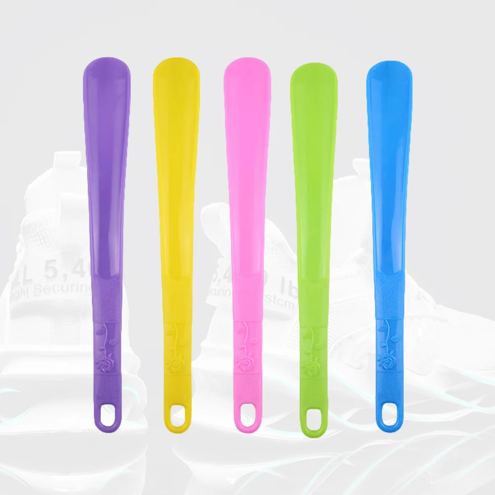 

5pcs Shoe Pole Shoe Lift Device Colorful Shoe Extractors for Woman Home Man Kids