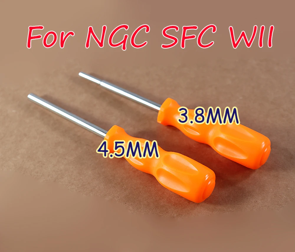 

Hot Professional Demolition Security 3.8mm/4.5mm Screw Driver Screwdriver Bit Repair Tool For NGC/SFC/N64/SEGA Screwdriver Bit