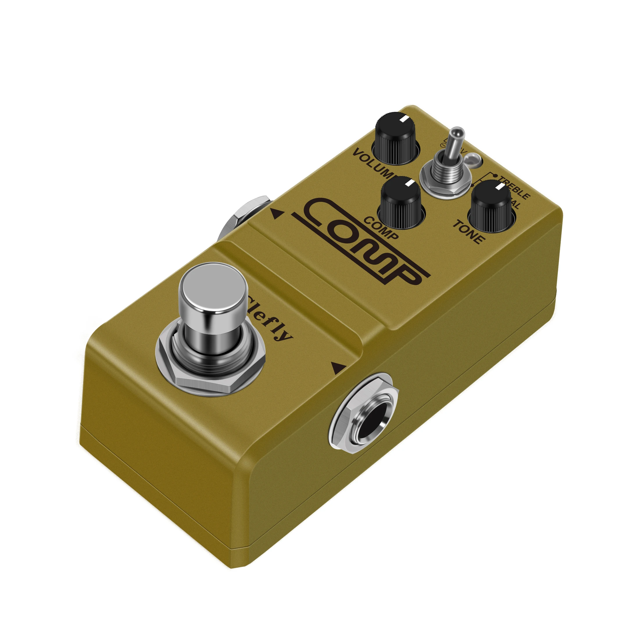 CLEFLY LEF-333 Guitar Pedal Digital Comp Effect Pedals for Electric Guitar Guitar Compression Pedal for Electric Guitar BASS