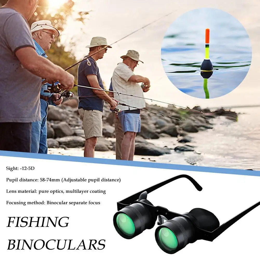

Newest Binoculars Telescope High Definition Portable Wearable telescope for Fishing Hunting Bird Watching Glasses Women Men