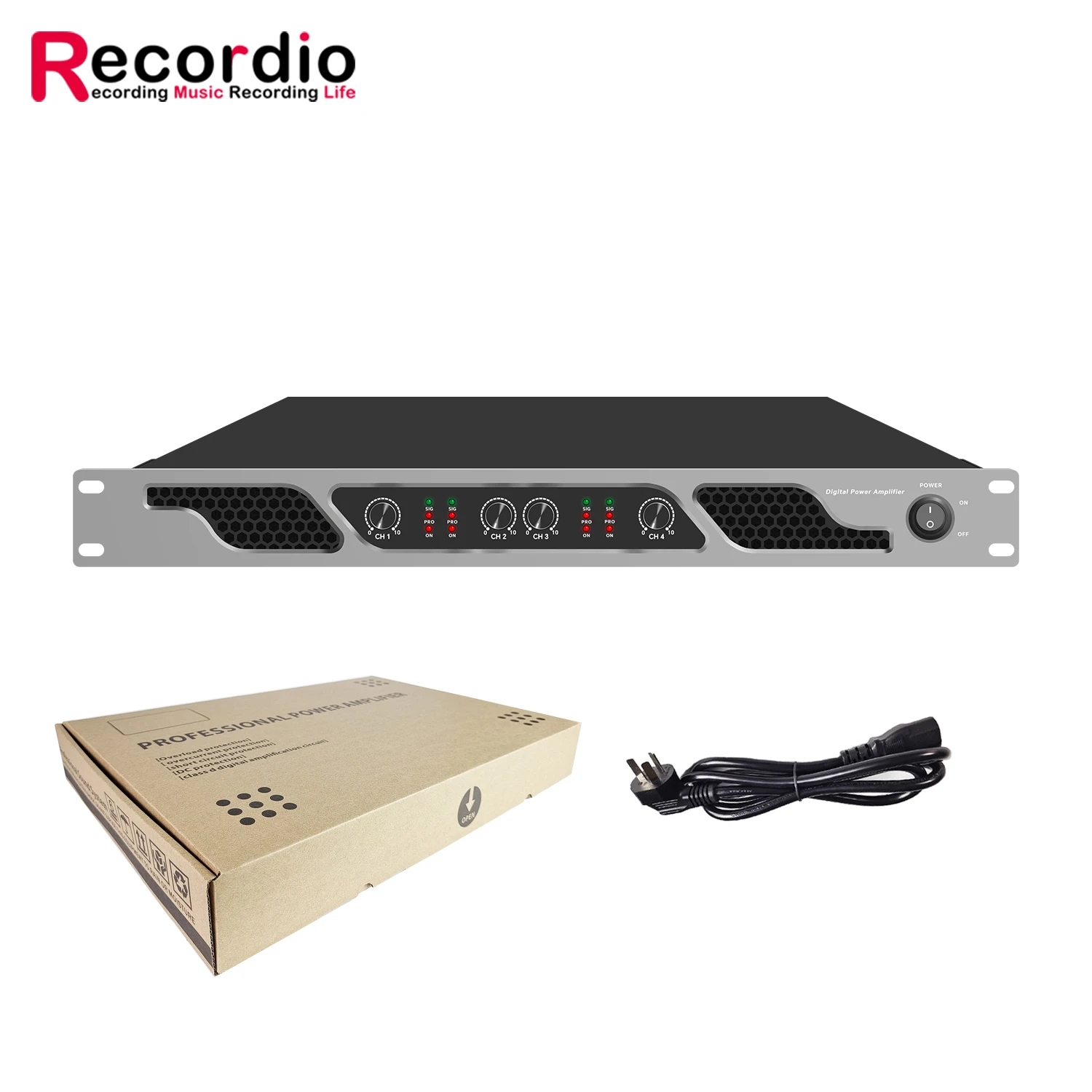 Усилитель мощности GAP-D5800 профессиональный 800W * 4-in-4 Omega