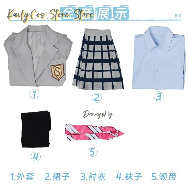 Костюм для косплея Аниме «Твоя ложь в апреле» (Your Lie In April) Миязоно Каори, парик, школьная форма JK (Shigatsu Wa Kimi No Uso), юбка, для женщин и девушек, для вечеринок (art.: 3920d8aac0735) - 3920d8aac0735