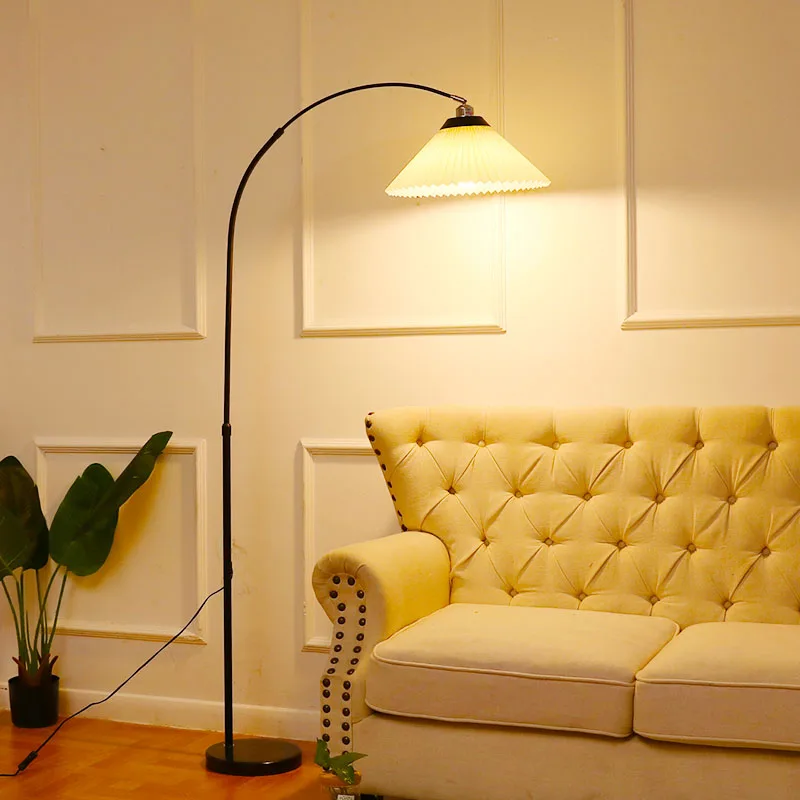 

Pleated Minimalist Floor Lamp Adjustable Modern Live Room Lighting Floor Lamp Sofa Night Lampadaire Salon Room Decortion Items