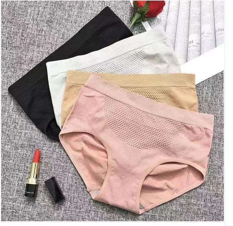 

Женские Модные дышащие Бесшовные Утягивающие трусики со средней талией, удобные хлопковые трусики, дышащие женские трусы