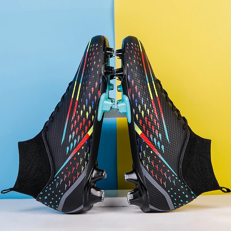 2023 Men Soccer Shoes FG/TF Football Boots For  Indoor Non-slip  Training Cleats Footwear High QA Outdoor Unisex Sneakers 35-46