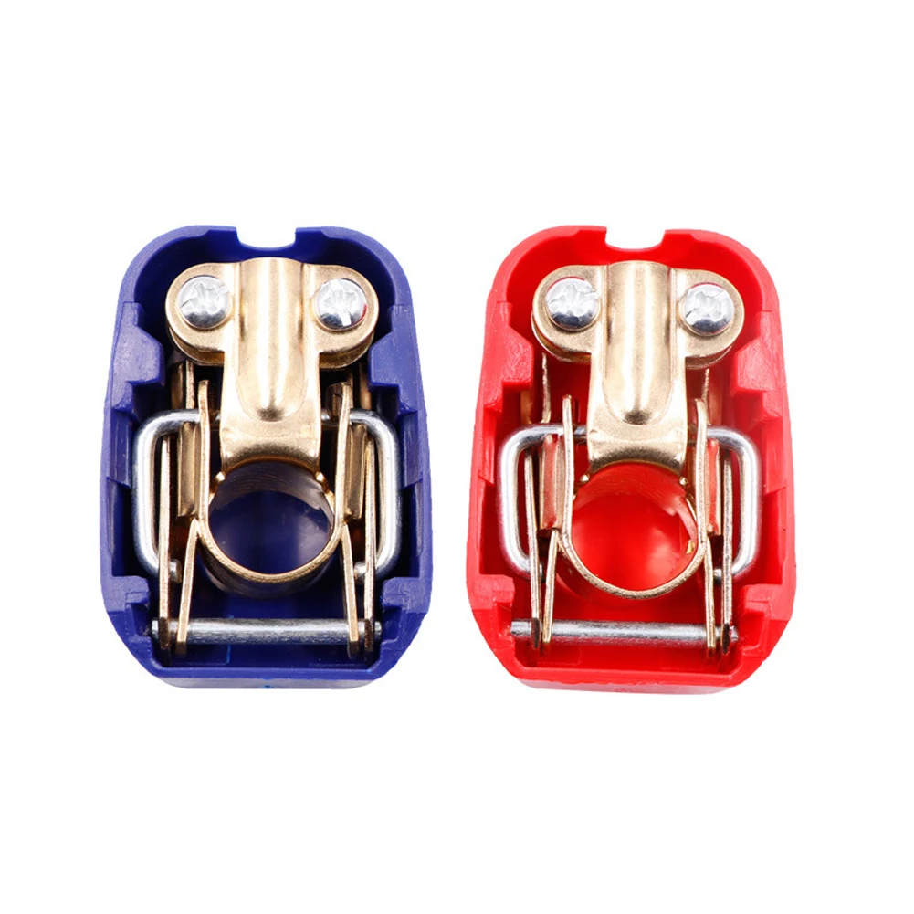 

A Pair Positive & Negative Electrode Quick Release Lift Off Connector Clamps Car Battery Terminals for Car Caravan Boat Moto