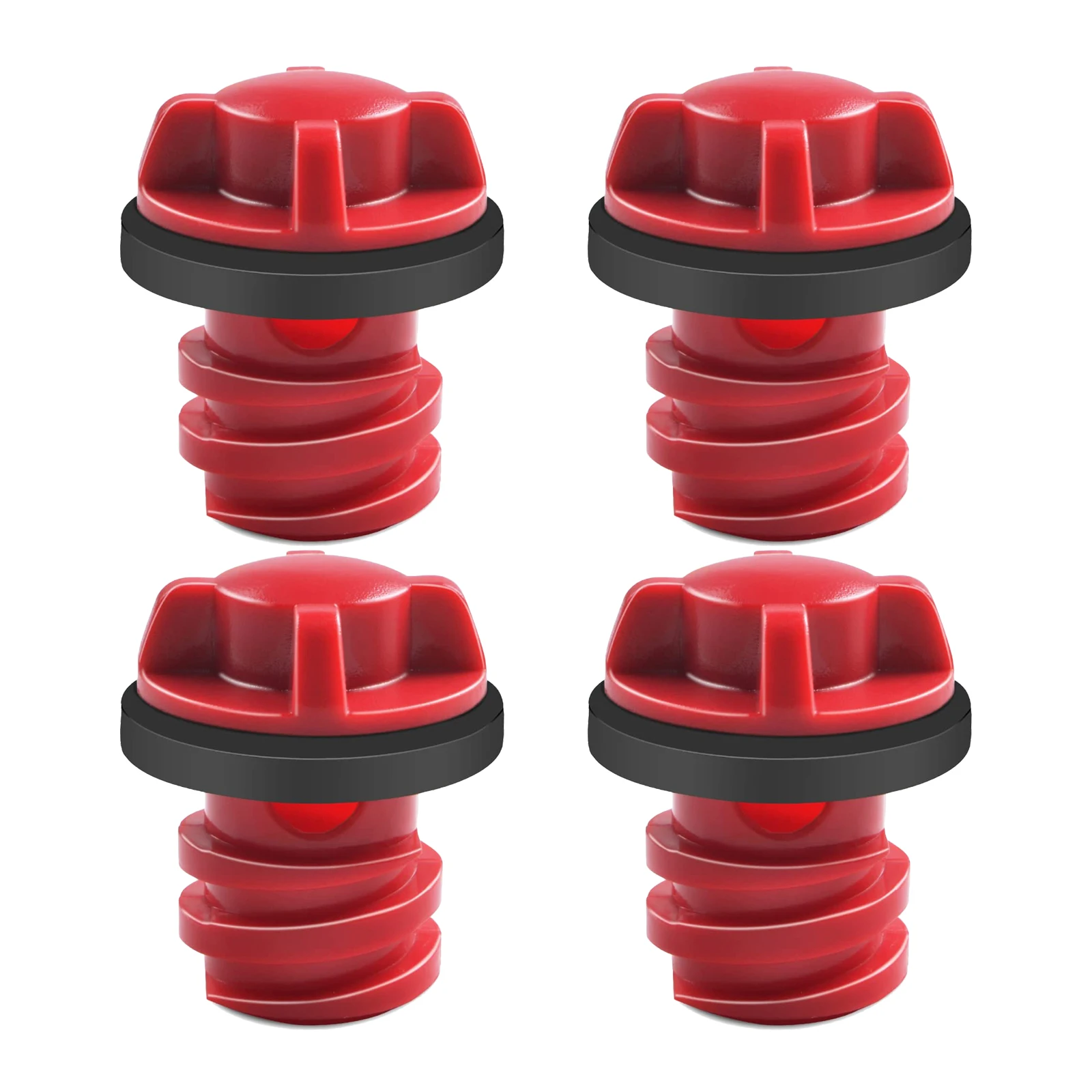 

4pcs Cooler Drain Plugs With Hose Connection For Rotomolded Coolers For-YETI Replacement Drain Plug Leak-Proof Accessories