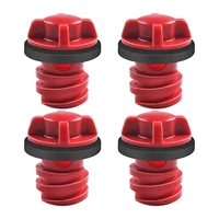 4pcs cooler drain plugs with hose connection for rotomolded coolers for yeti replacement drain plug leak proof accessories