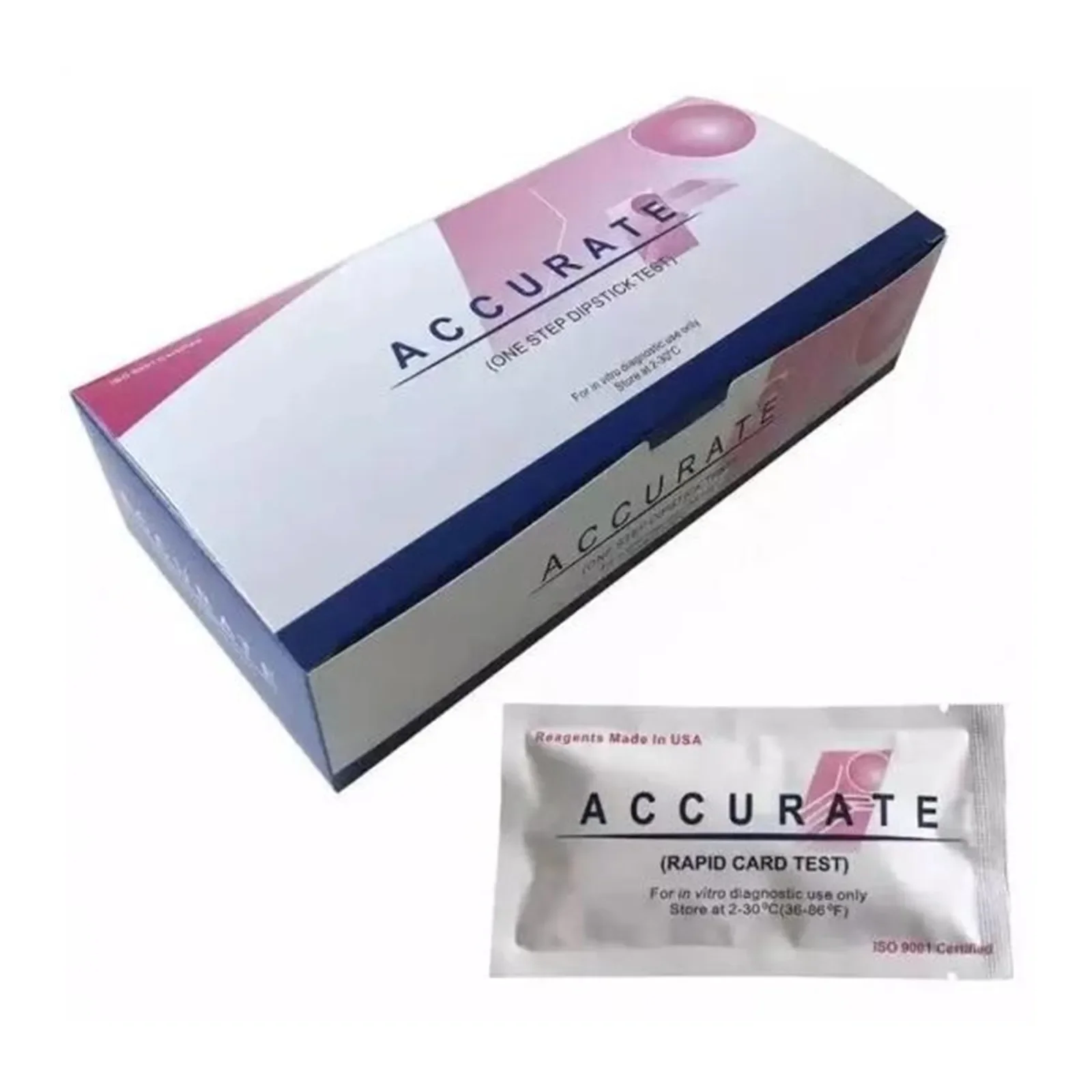 Accurate Home Self Den-gue NS1 I-gg-I-gm для лабораторных медицинских товаров 40 шт. в коробке