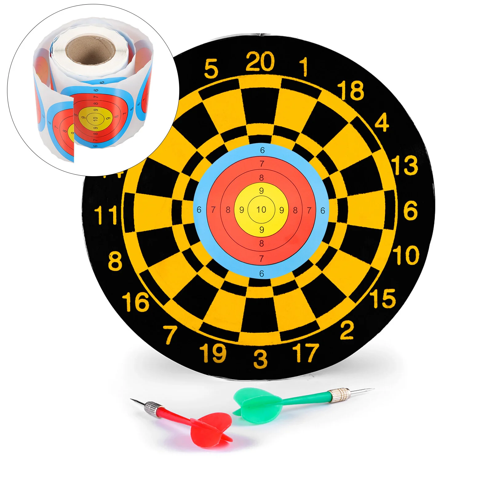 

Target Paper Fluorescent Spot Red Stickers Exercise Accessories Targets Round Self-adhesive Shooting