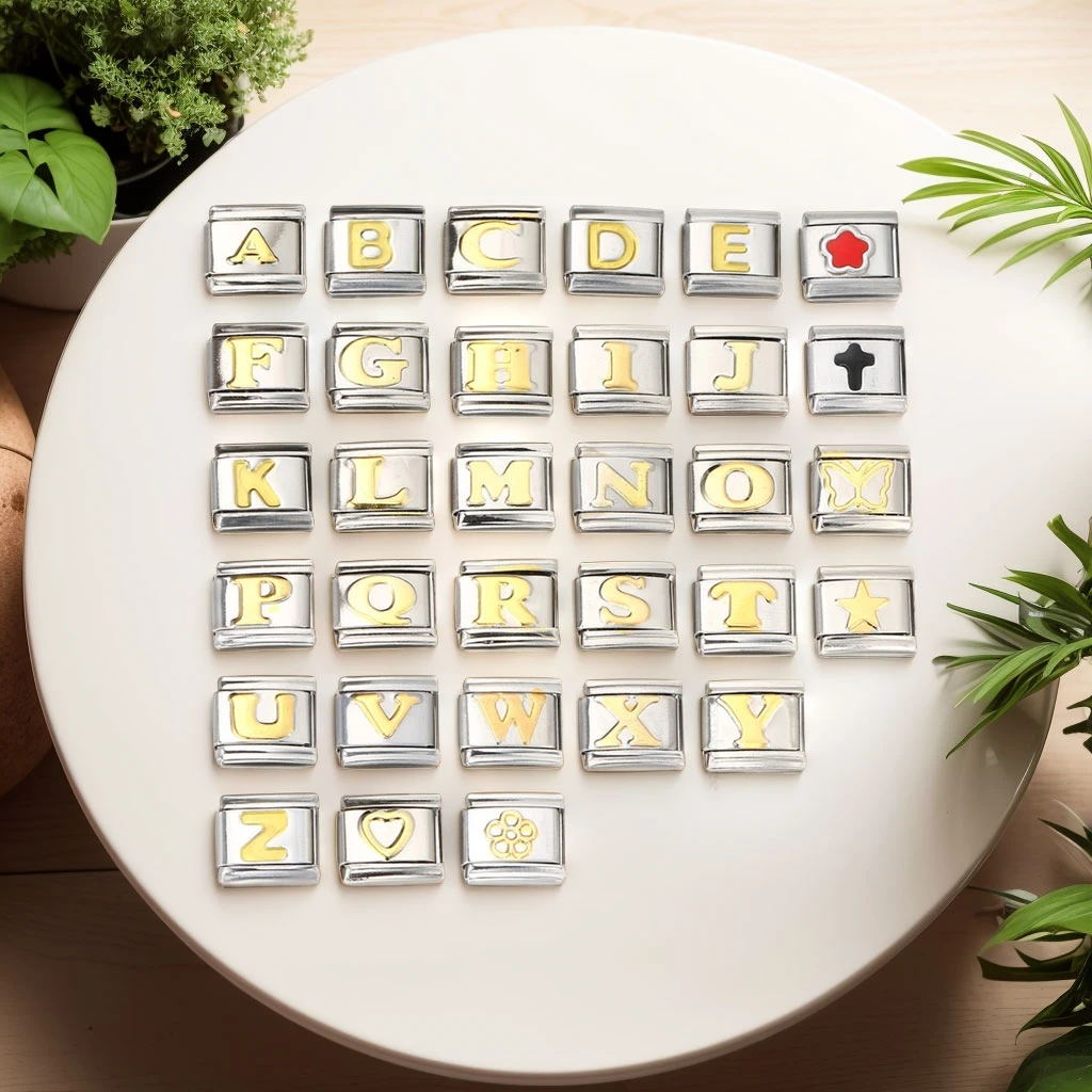 Регулируемые уникальные подарки из нержавеющей стали 26 букв