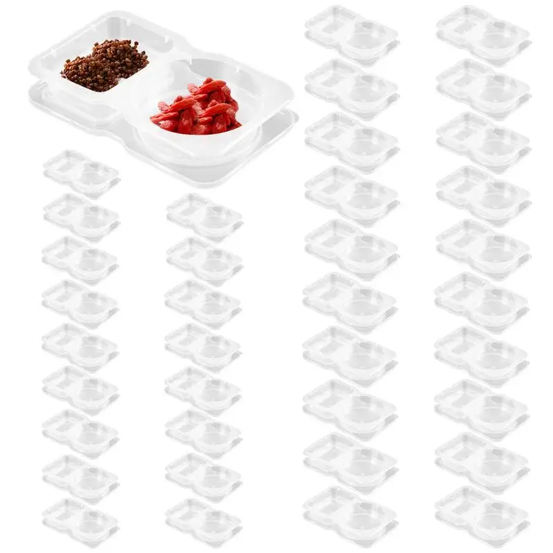 Отделения для салата двойные отделения 40 шт. герметичные