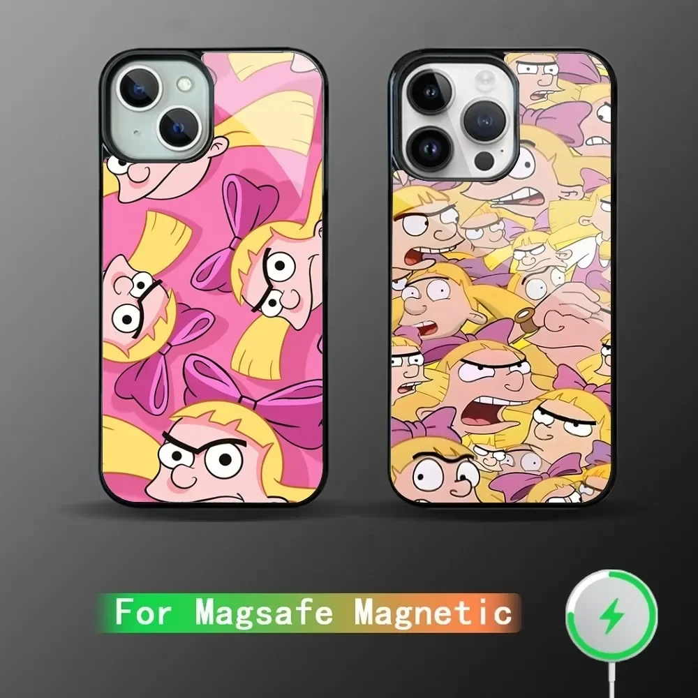 Чехол Для iPhone С Рисунком H-Hey A-Arnold Helga Зеркальная Пленка Защита От Царапин