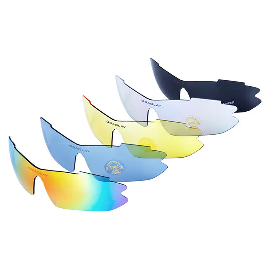 

Polarized UV400 Cycling Sunglasses Bicycle Bike Eyewear Goggle Riding Outdoor Sports Fishing Glasses 5 Lens Men Women