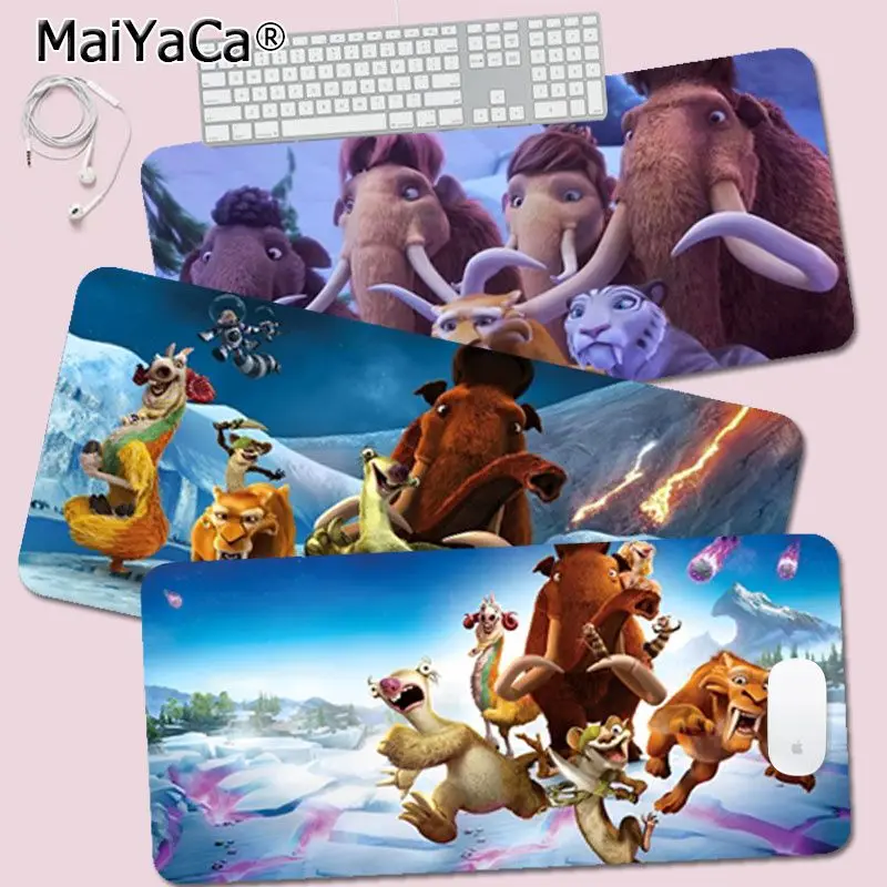 

Disney Ice Age 5 Non-slip Lockedge PC Gaming Mouse Pad Gamer Desk Mats Keyboard Pad Mause Pad Muismat For Teen Girls Bedroom