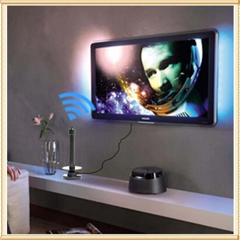 25dbi  Passive Indoor DVB-T antenna,Omni TV Antenna,UHF VHF Antenna indoor IEC connector