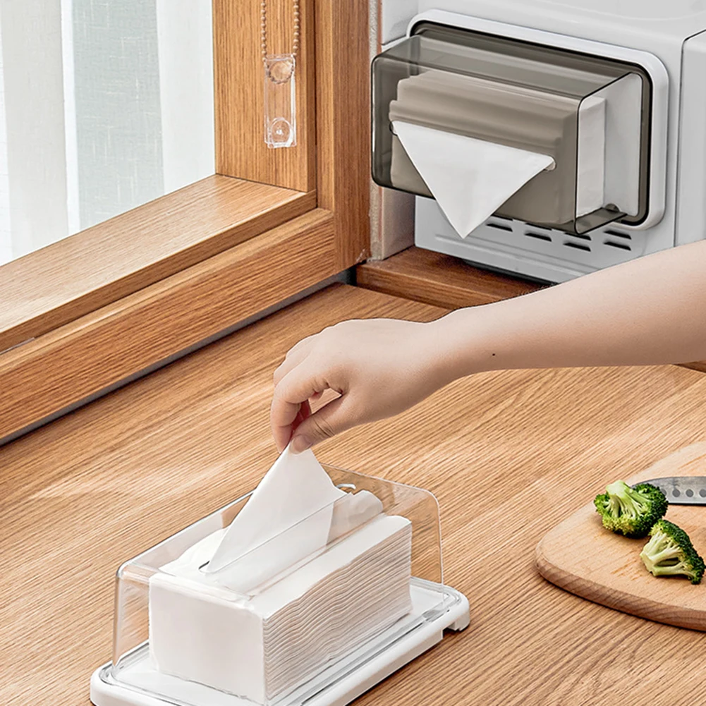 

Handkerchief Box Holder Space Saving Large Capacity For Bedroom Bathroom