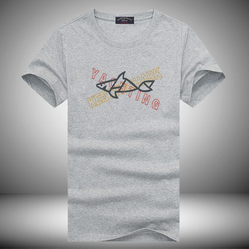 Футболка Kendi Shark с короткими рукавами 23 летняя новая мода повседневный топ Simplici