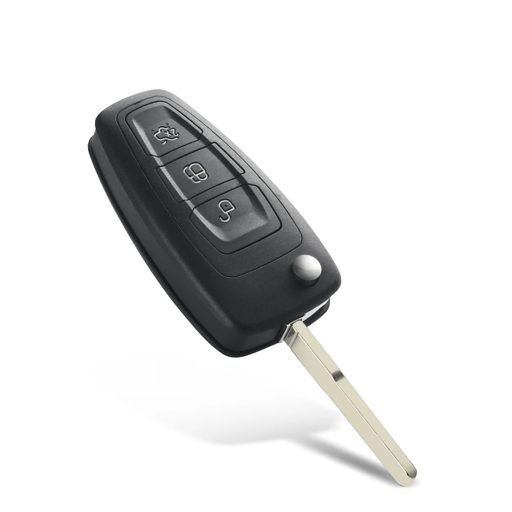 KEYYOU 10 шт. для Ford Focus Mondeo Fiesta 2013 откидная оболочка ключа дистанционного управления
