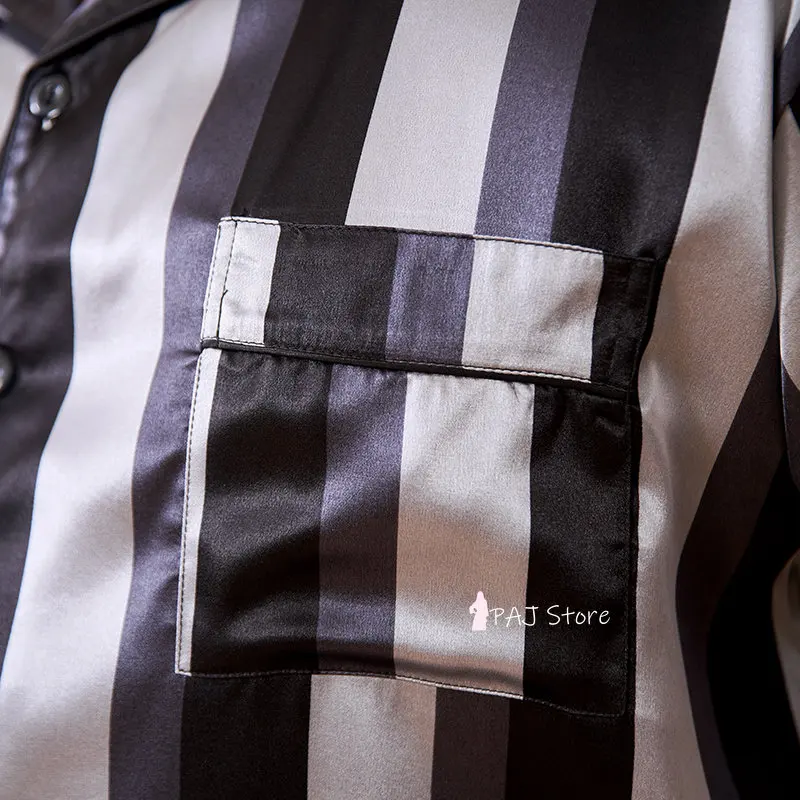 Pajamas Mans Silk  Plus Size man Pajama set 7XL Sleepwear Short Sleeved Homewear Leisure Nightwear Loyal Pjs Men Home Clothing