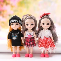 112 16cm bjd doll with clothes and shoes movable 13 joints fashion model girl gift child toys