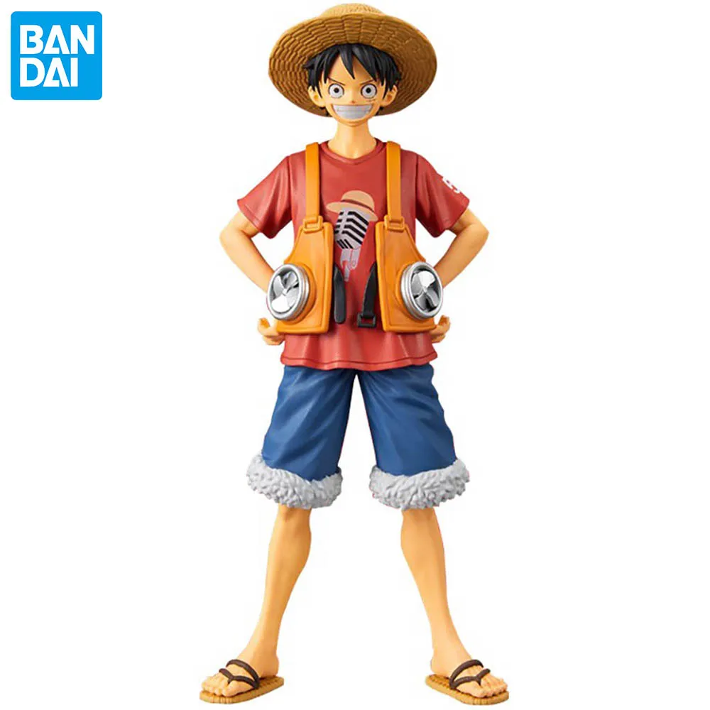 

Bandai Banpresto One Piece Film Red Monkey D Luffy DXF Figure The Grandline Men Vol.1 Anime Figure Collectible Action Model Toys