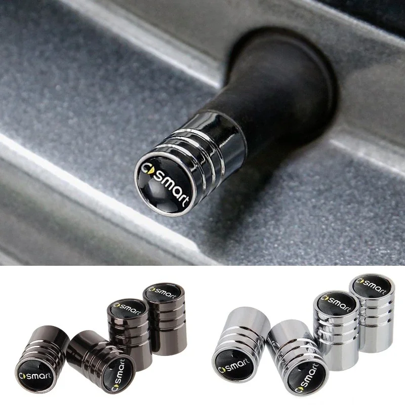 Автомобильный Стайлинг колпачки для клапанов шин Smart Fortwo 450 451 453 Forfour Brabus Roadster Forstars