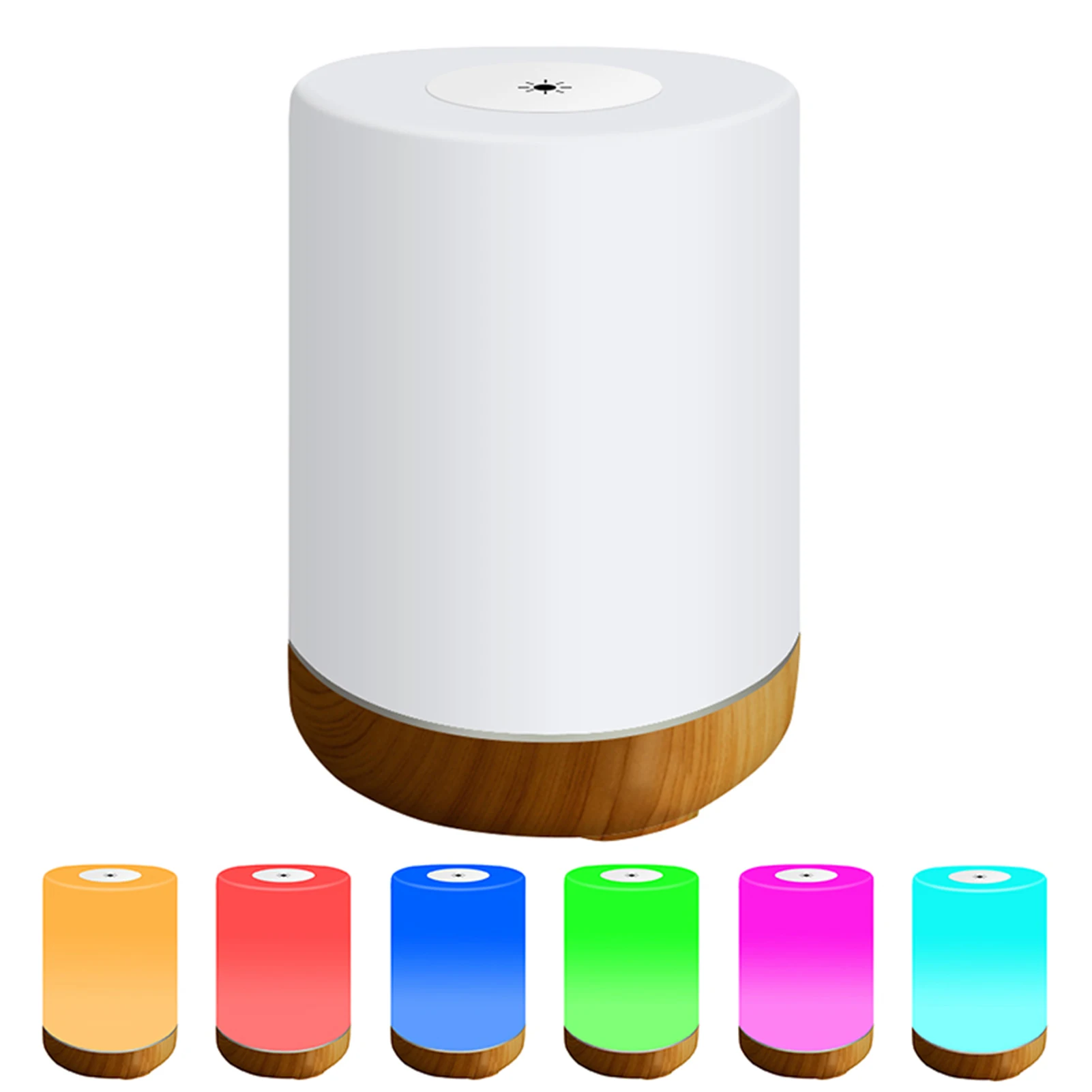 

Светодиодный ночсветильник с USB-зарядкой, лампа RGB с теплым белым светом для детской, спальни