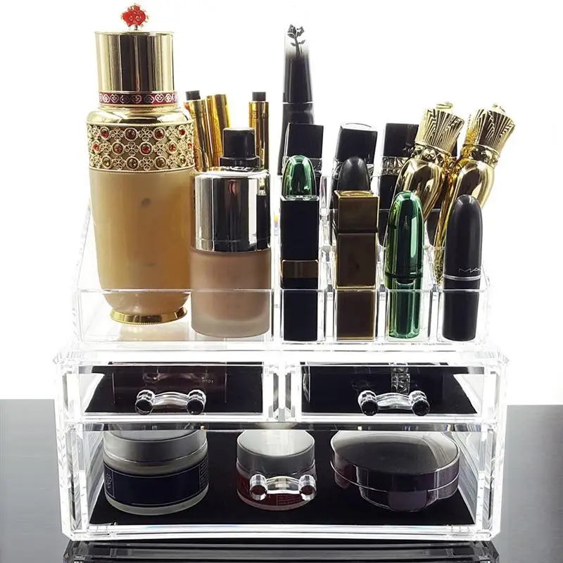 

1Pc Acrylic Skin Care Products Storage Box Cosmetic Storage Box Multipurpose Makeup Holder Makeup Accessory Organizer Container