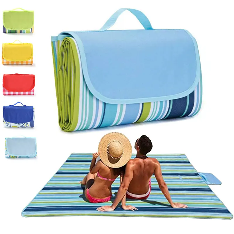 

Camping Mat Foldable Waterproof Picnic Blanket Outdoor Portable Travel Beach Blanket Oxford Folding Picnic Mat Camping Equipment