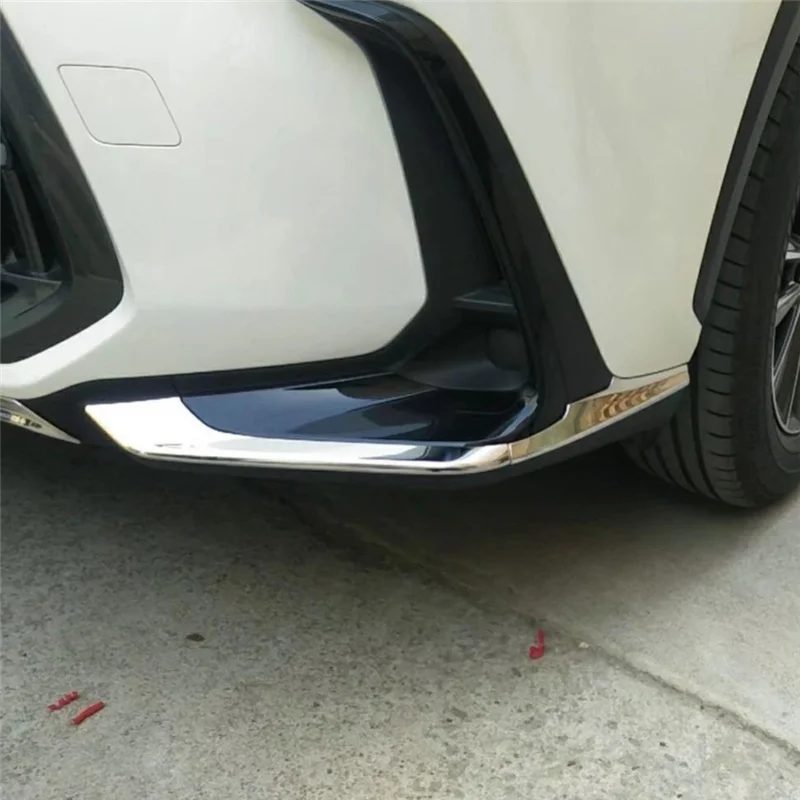 

WELKINRY для Lexus NX AZ20 2-го поколения 2022 2023 Автомобильная головка из нержавеющей стали, передний бампер, угловая защита, противотуманная фара