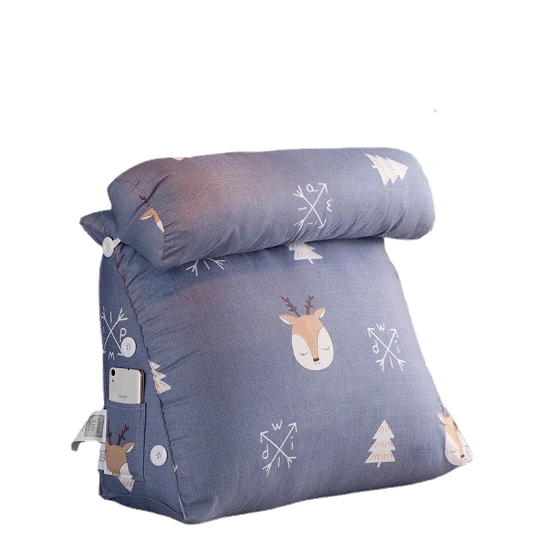 

Bedside tatami triangle cushion large cushion soft waist cushion Office sofa pillow neck and waist cushion