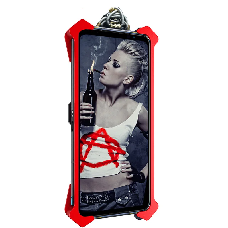 Роскошный армированный металлический алюминиевый чехол для телефона Asus Rog Phone 7 6 5