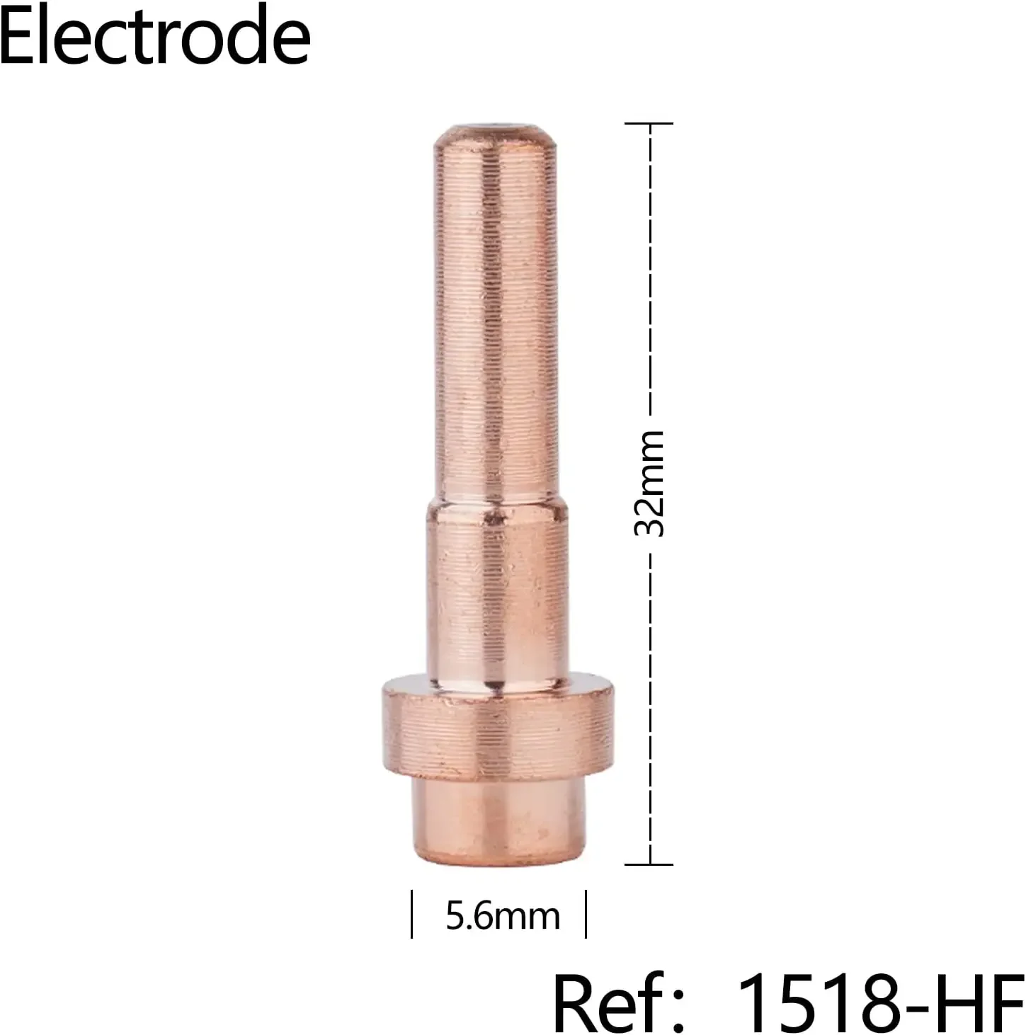 20 шт. сварочный рыцарь CP50 удлиненный электрод 1518-HF наконечник 1370 расширенное