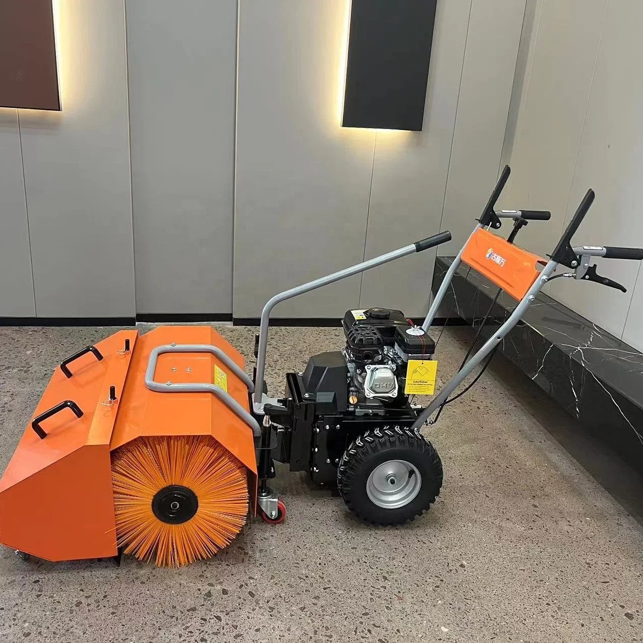 Напольный подвал подметальная машина для снега бензиновый робот