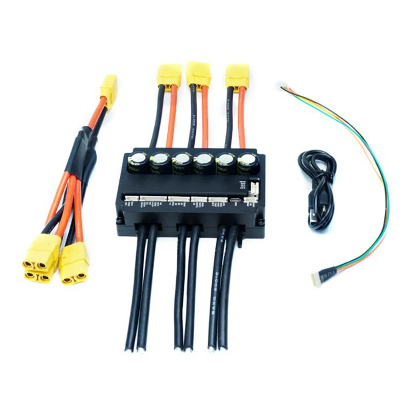 

FSESC75200 75V High Current 200A ESC Base On Vesc With Aluminum Heatsink For E-Foil Surfboard AGV Robot