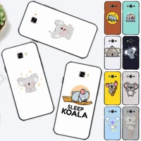 lvtlv cartoon koala phone case for samsung j 2 3 4 5 6 7 8 prime plus 2018 2017 2016 core