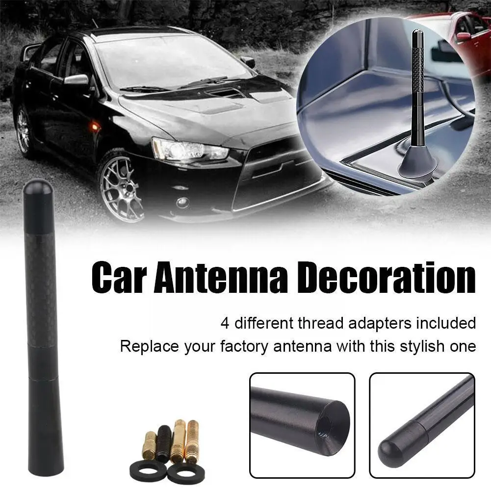 

Universal Car Modification Antenna Radio Carbon Fiber Exterior Antenna Auto Accessories AM-FM A1F9
