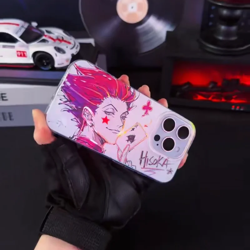Чехол для телефона HUNTER×HUNTER Hyskoa Morroh для iPhone 11 12 13 14 15 16 17 Pro Max Plus, стильный чехол с дизайном «Магический покер» (art.: 3920db85d05f2) - 3920db85d05f2