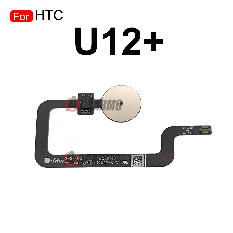 For HTC U12+ Fingerprint Sensor Home Button Touch ID Flex Cable Replacement Parts |