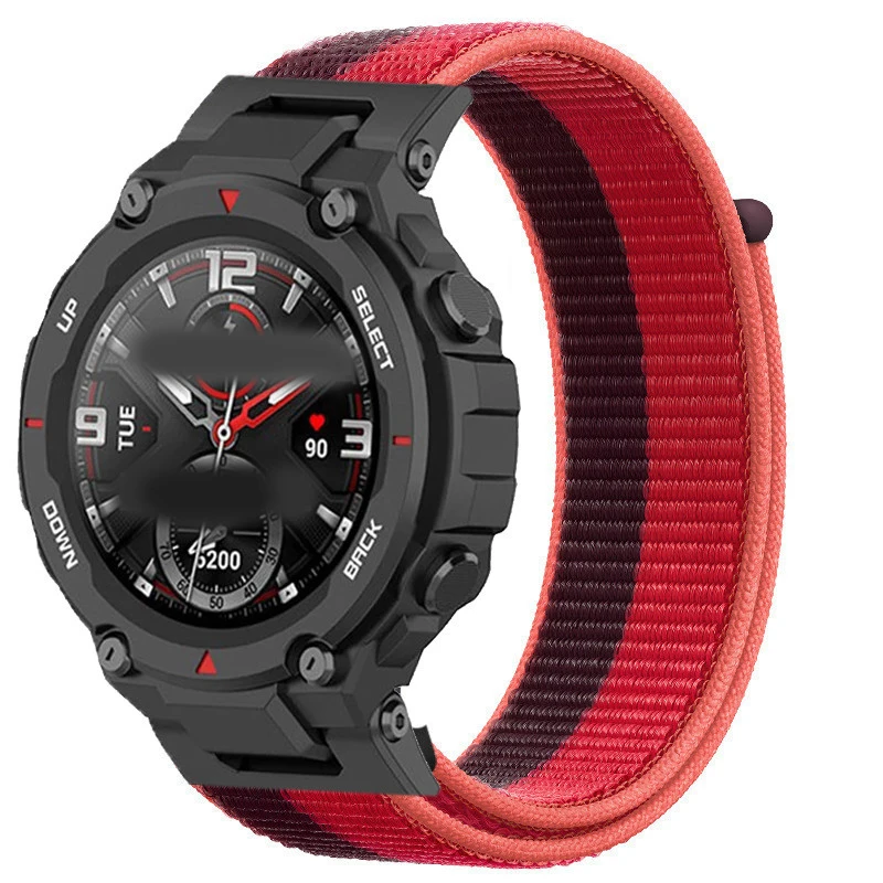 

Ремешок нейлоновый для смарт-часов Huami Amazfit T-Rex, сменный Браслет Для Xiaomi Amazfit T-Rex Pro Trex Correa