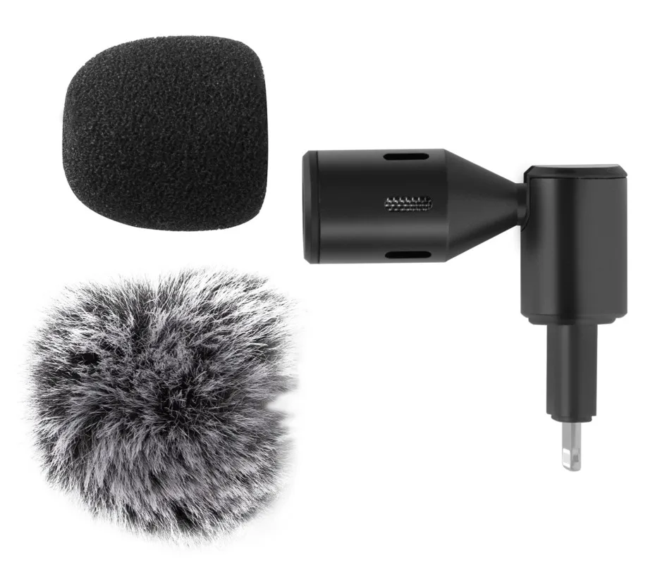 

Microphone with Adjustable Angle Plug and Play Mic External Microphone for Mobile Phones No Battery Required microphone